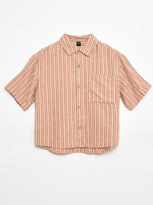Camicia oversize a righe - Kiabi