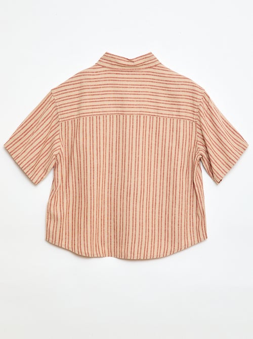 Camicia oversize a righe - Kiabi