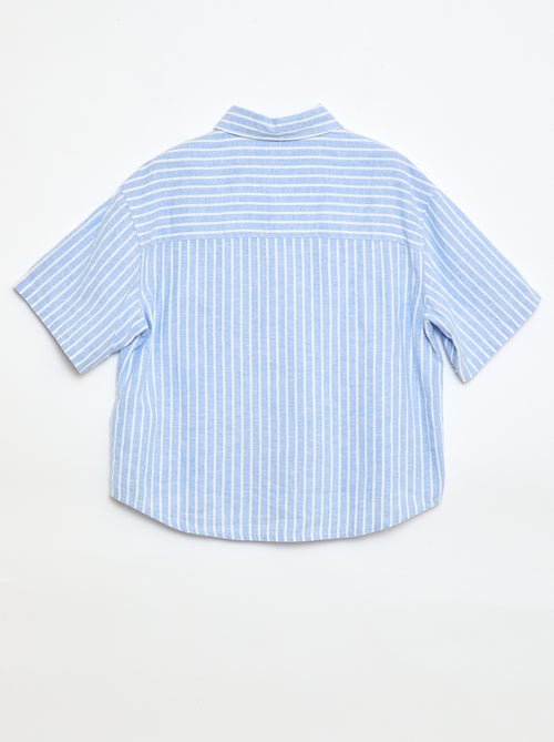 Camicia oversize a righe - Kiabi