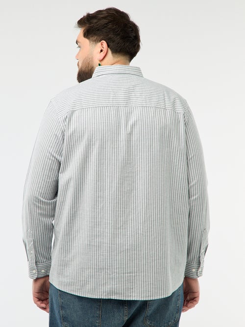 Camicia oxford a righe - Kiabi