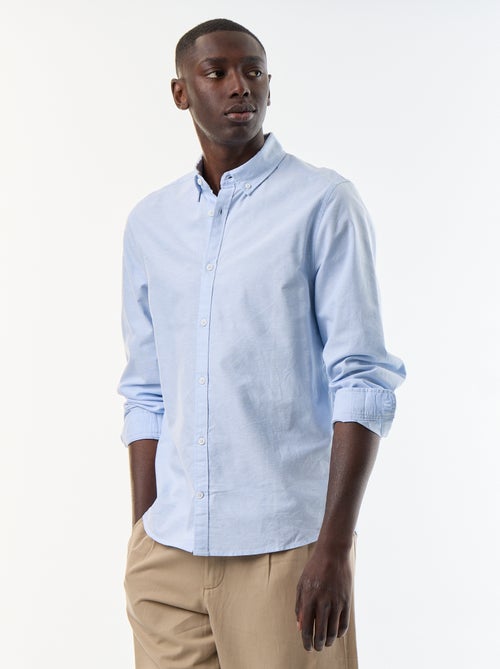 Camicia oxford con abbottonatura - Kiabi Camicia oxford con abbottonatura - Kiabi