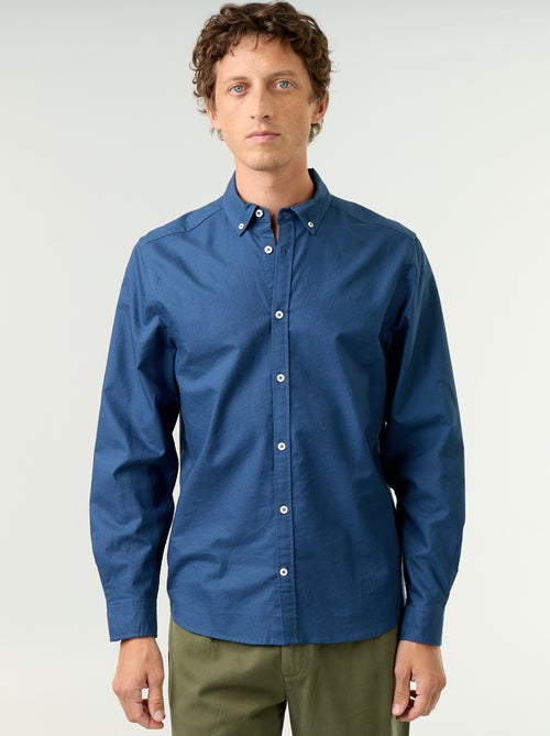 Camicia oxford con abbottonatura - Kiabi Camicia oxford con abbottonatura - Kiabi