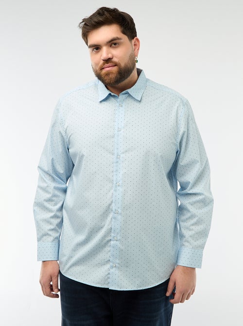 Camicia regular fit / taglio dritto con motivo - Kiabi