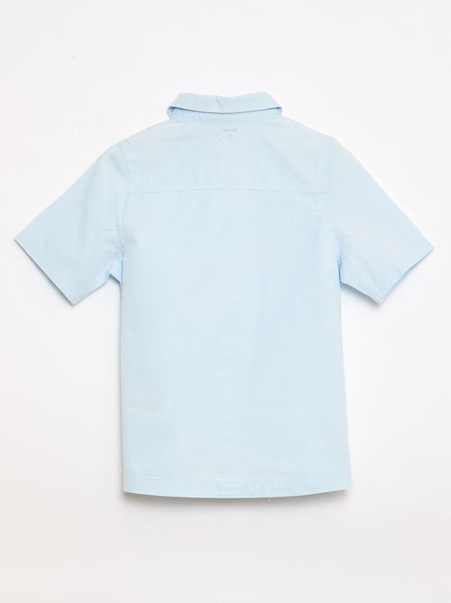 Camicia tinta unita a maniche corte - Kiabi