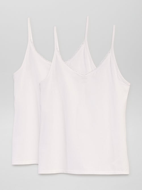 Camisole with thin straps - Kiabi
