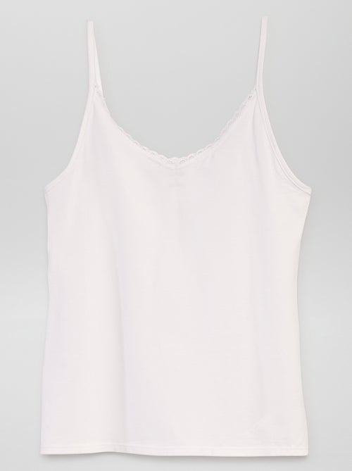 Camisole with thin straps - Kiabi