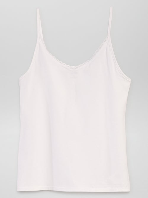 Camisole with thin straps - Kiabi