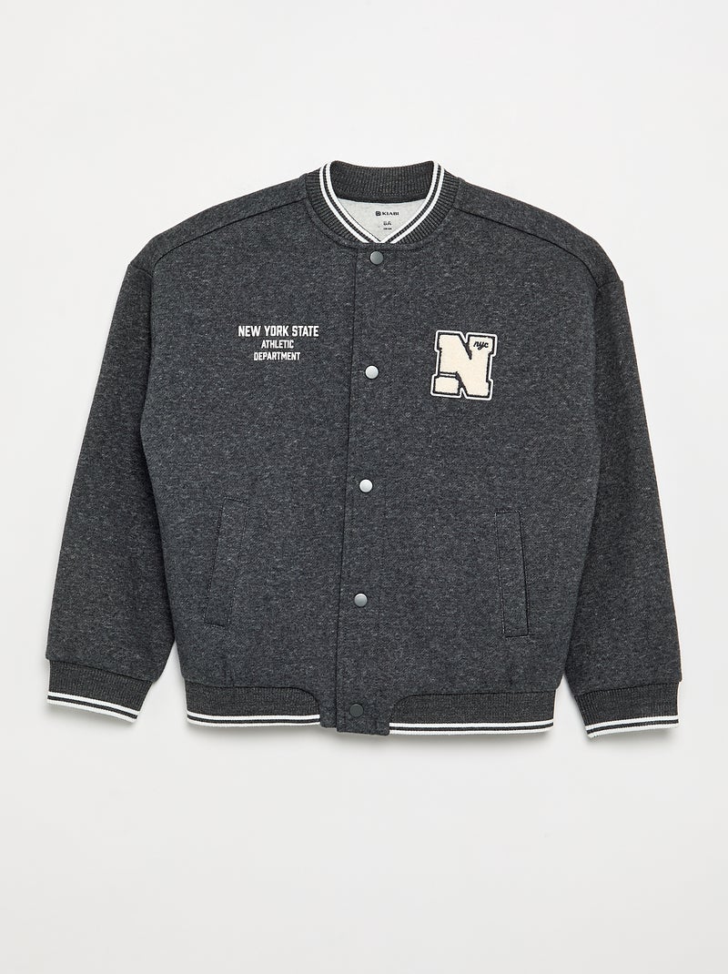 Campus-Sweatshirt - Kollektion zum einfachen Anziehen Grau - Kiabi