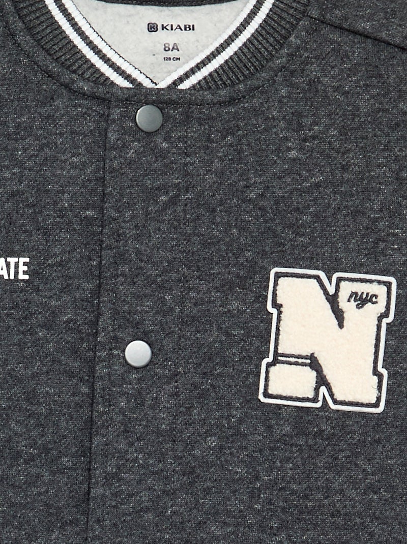 Campus-Sweatshirt - Kollektion zum einfachen Anziehen Grau - Kiabi