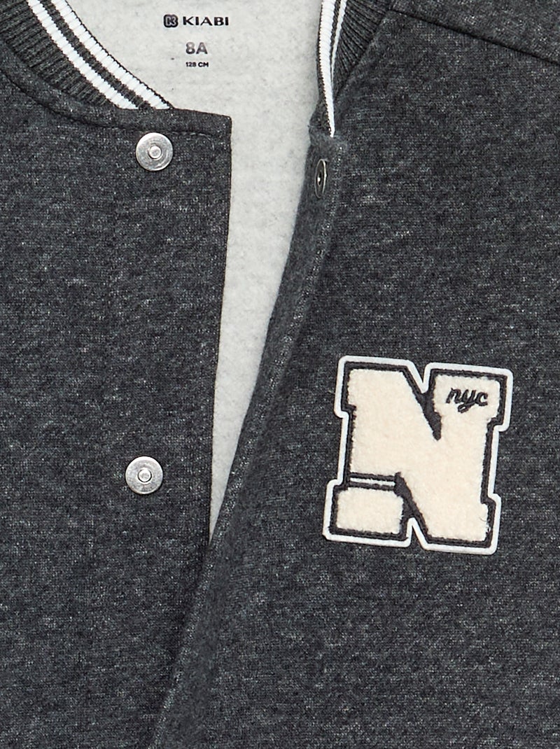 Campus-Sweatshirt - Kollektion zum einfachen Anziehen Grau - Kiabi