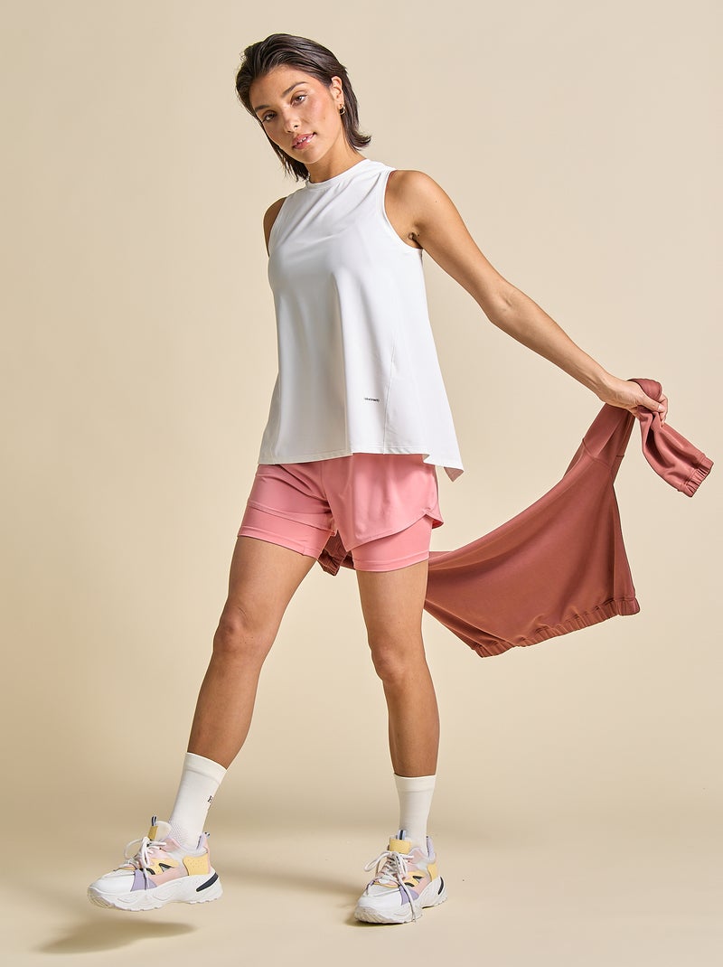 Canotta con giromanica oversize - (ekstract) Bianco - Kiabi