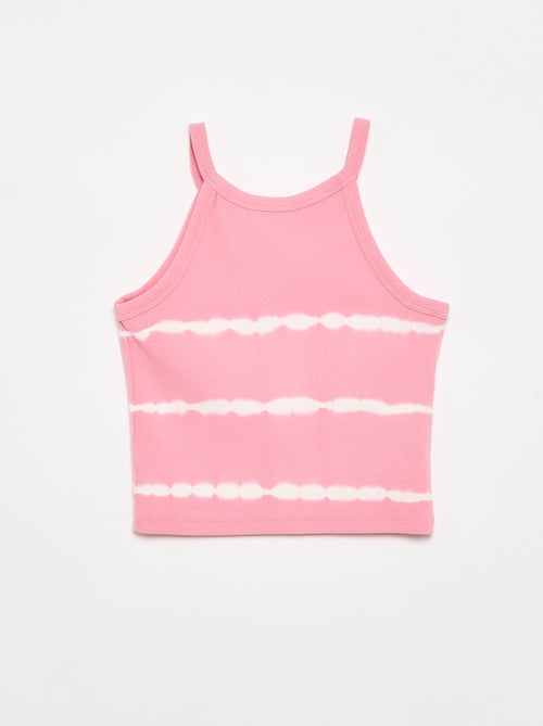 Canotta con stampa a righe tie-dye - Kiabi Canotta con stampa a righe tie-dye - Kiabi
