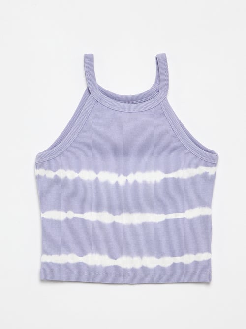 Canotta con stampa a righe tie-dye - Kiabi Canotta con stampa a righe tie-dye - Kiabi
