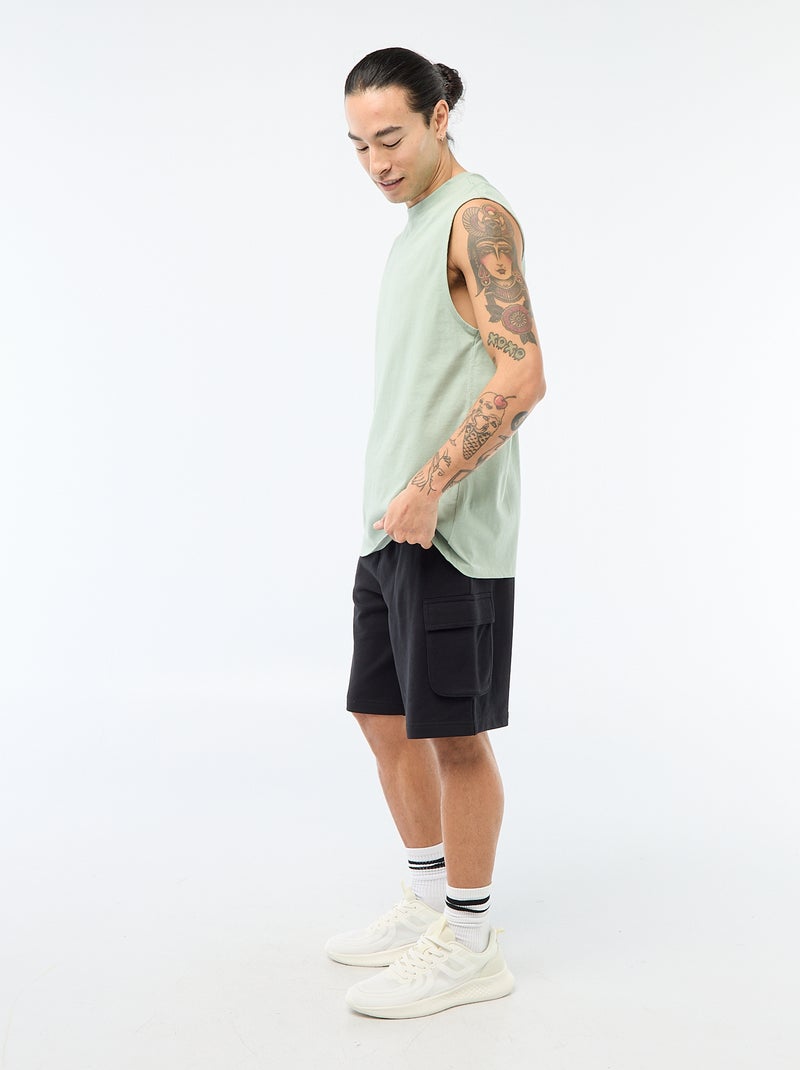 Canotta in cotone Verde - Kiabi