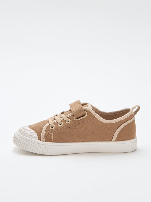 Canvas-Sneaker mit Klettverschluss - Kiabi