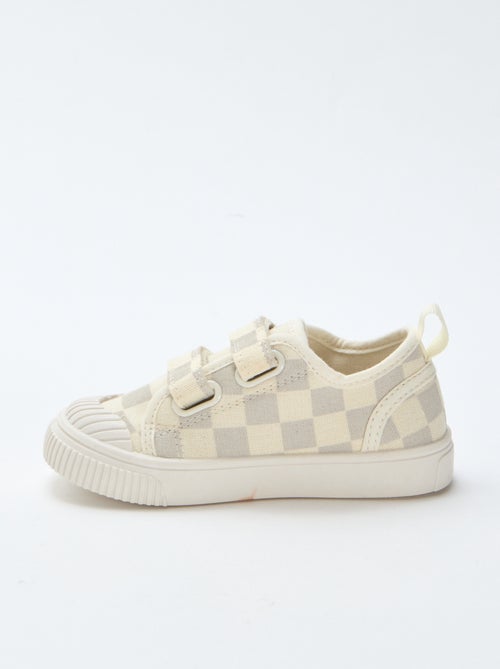 Canvas-Sneakers mit Karomuster - Kiabi