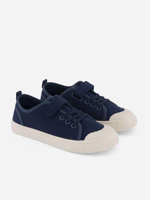 Canvas-Sneakers mit Klettverschluss - Kiabi