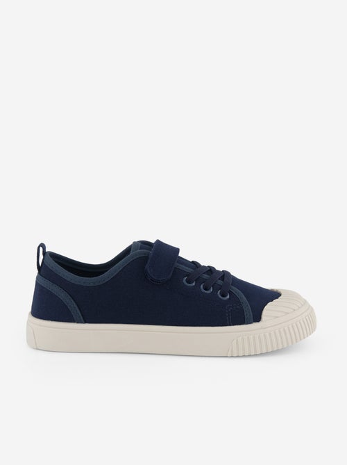Canvas-Sneakers mit Klettverschluss - Kiabi