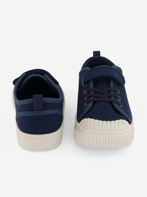 Canvas-Sneakers mit Klettverschluss - Kiabi