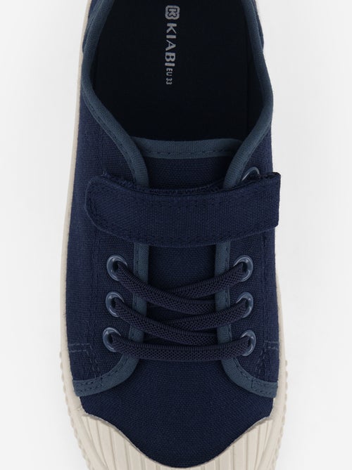 Canvas-Sneakers mit Klettverschluss - Kiabi