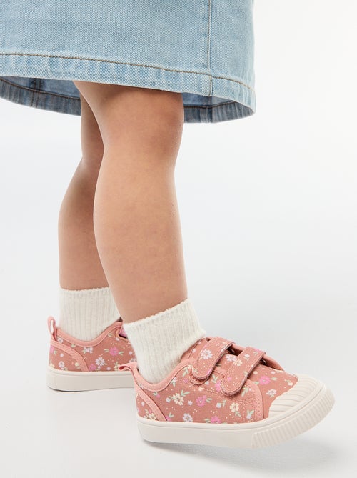 Canvas-Sneakers mit Schachbrettmuster - Kiabi
