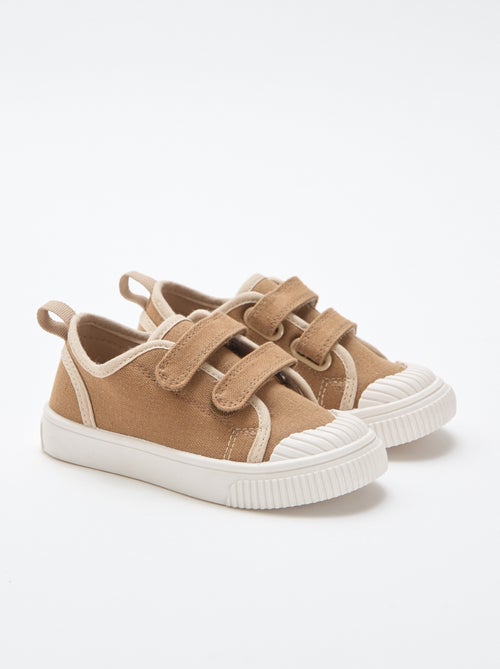Canvas-Turnschuhe mit Klettverschluss - Kiabi Canvas-Turnschuhe mit Klettverschluss - Kiabi