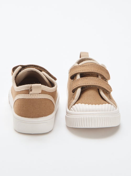 Canvas-Turnschuhe mit Klettverschluss - Kiabi Canvas-Turnschuhe mit Klettverschluss - Kiabi