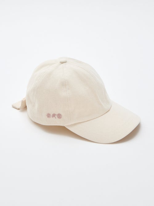 Cap with decorative bow at the back - Kiabi