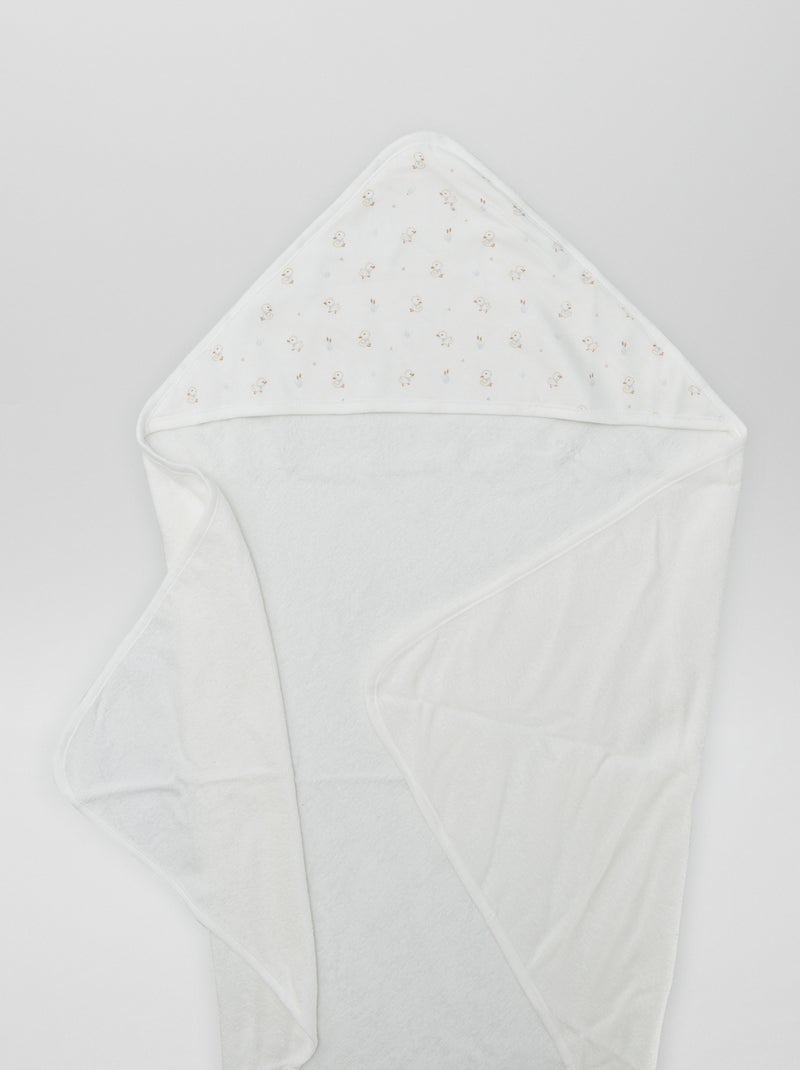 Cape de bain Blanc - Kiabi