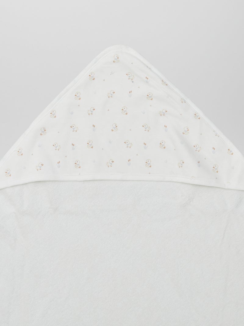 Cape de bain Blanc - Kiabi