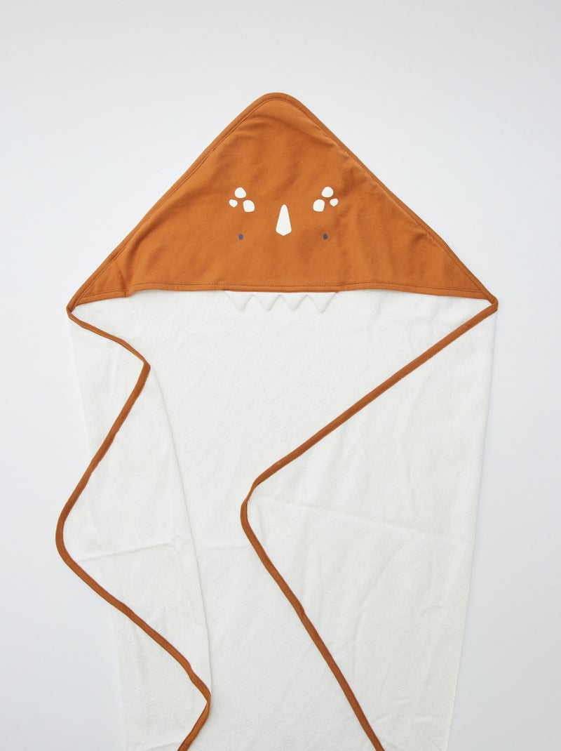 Cape de bain dino Orange - Kiabi