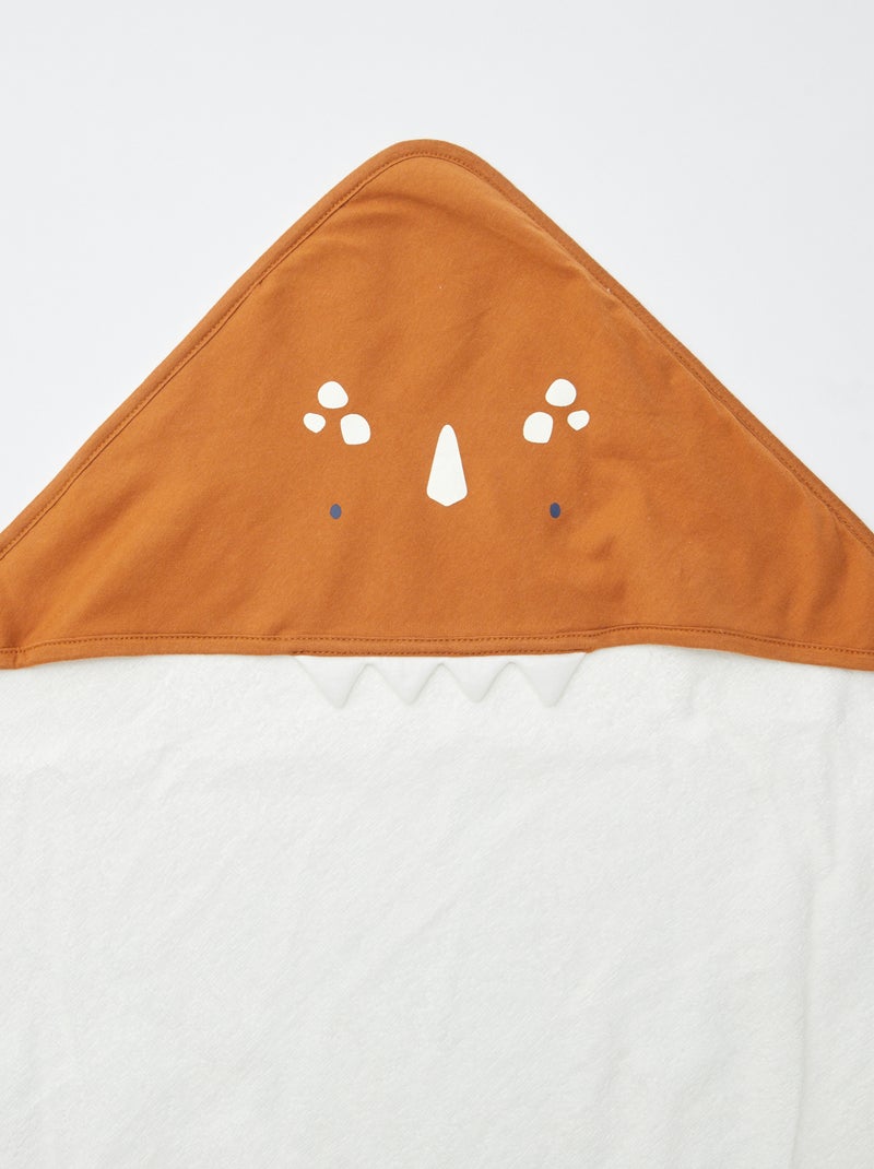 Cape de bain dino Orange - Kiabi