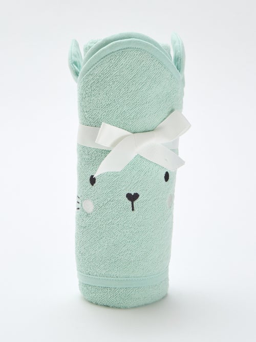 Cape de bain en éponge avec oreilles d'animaux - Kiabi