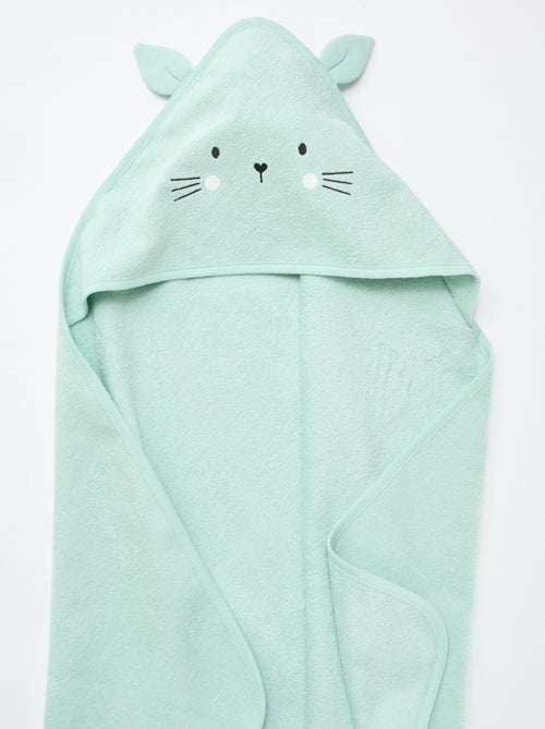Cape de bain en éponge avec oreilles d'animaux - Kiabi