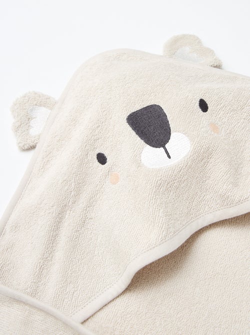 Cape de bain en éponge avec oreilles d'animaux - Kiabi