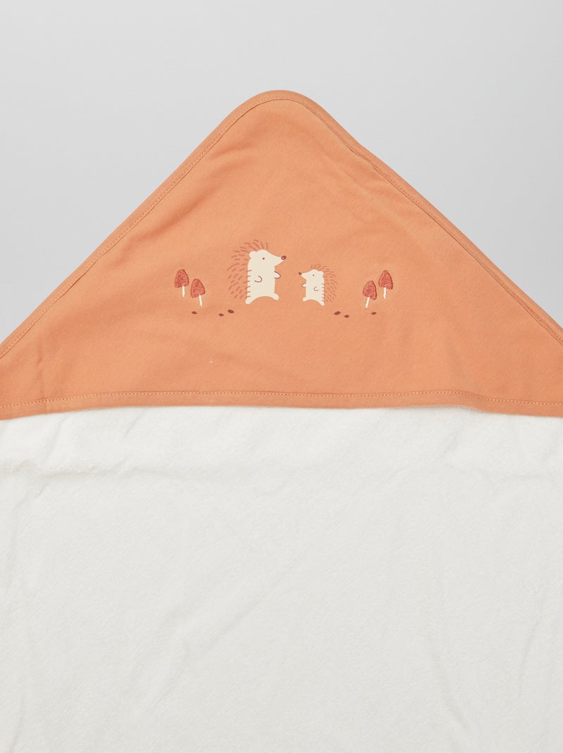 Cape de bain en éponge Marron - Kiabi