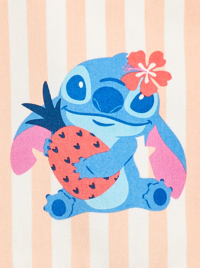 Cape de bain 'Stitch' 'Disney' Rose - Kiabi