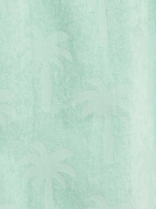 Cape de bain unie avec capuche - Kiabi