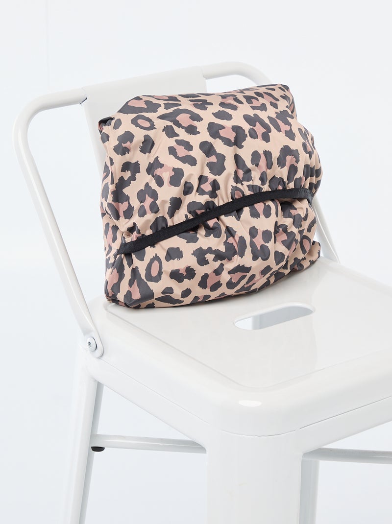 Cape de pluie déperlante avec capuche avec astuce pliage sur elle-même Beige - Kiabi