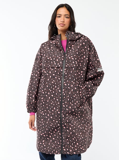 Cape de pluie déperlante avec capuche avec astuce pliage sur elle-même - Kiabi