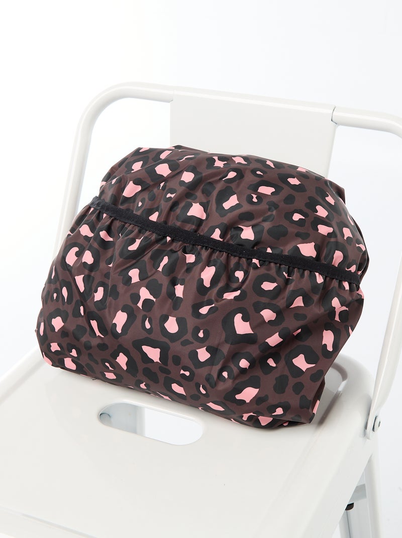 Cape de pluie déperlante avec capuche avec astuce pliage sur elle-même Marron - Kiabi