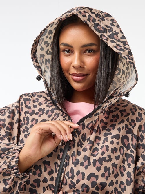 Cape de pluie déperlante avec capuche - Kiabi