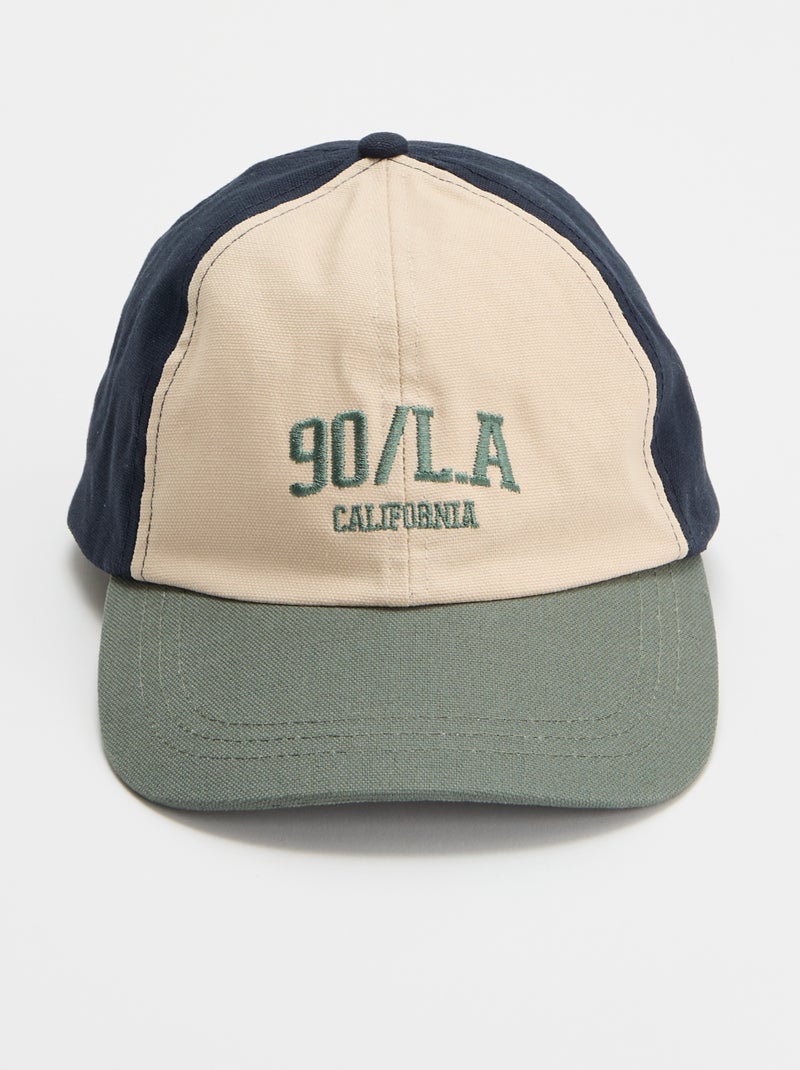 Cappellino "California" con velcro Blu - Kiabi