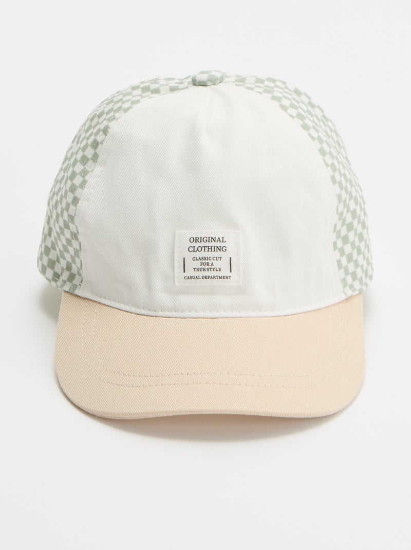 Cappellino stampato stile baseball Verde - Kiabi