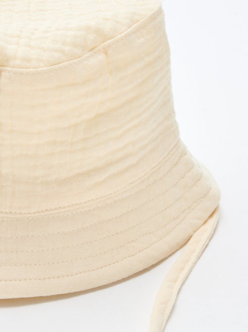 Cappello a secchiello in garza di cotone - Kiabi