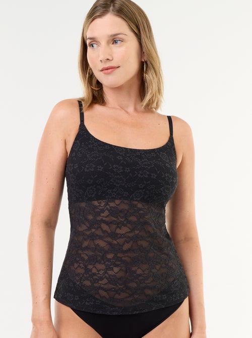 Caraco en dentelle stretch - Kiabi