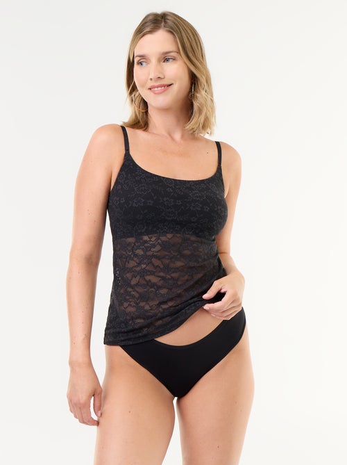 Caraco en dentelle stretch - Kiabi