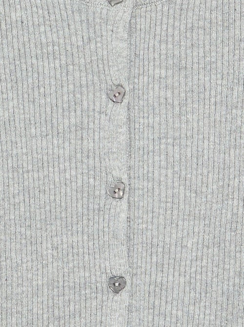 Cardigan a costine a maniche lunghe - Kiabi Cardigan a costine a maniche lunghe - Kiabi