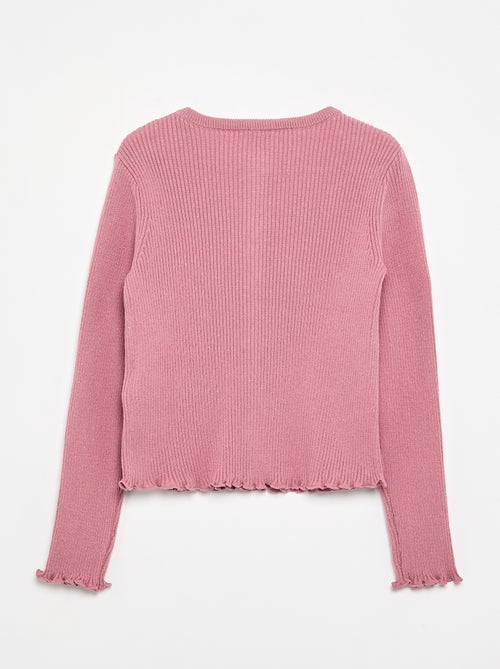 Cardigan a costine a maniche lunghe - Kiabi Cardigan a costine a maniche lunghe - Kiabi