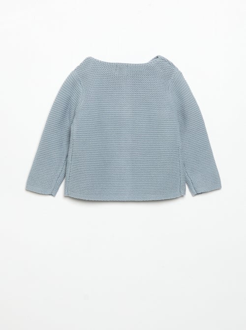 Cardigan a punto spugna - Kiabi